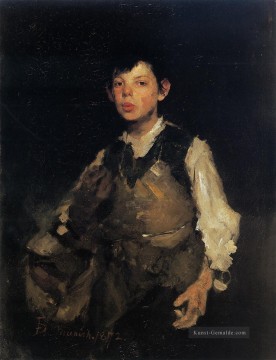 whittling boy Ölbilder verkaufen - Whistling Boy Porträt Frank Duveneck